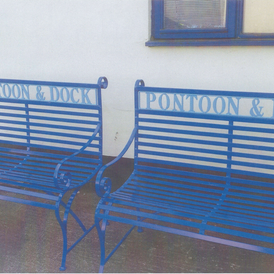 Blue Bench